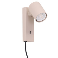 Kinkiet z przewodem do gniazdka EXO WALL PLUG BEIGE Azzardo AZ7265