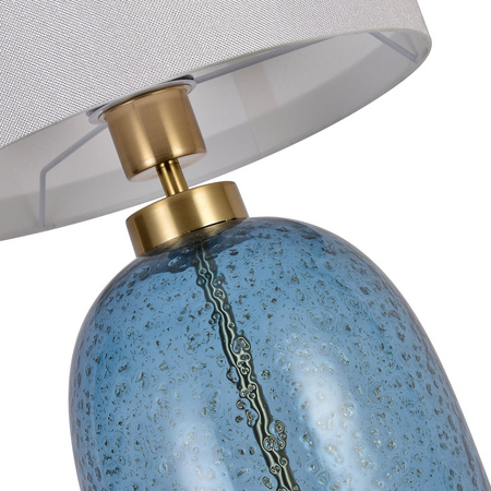 Lampa stołowa Amur niebieska 1xE27 Light Prestige LP-919/1T blue