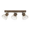Lampa sufitowa potrójna industrialna matowy mosiądz 3xE27 Alami Just Light 11488-60