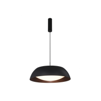 Lampa wisząca LENOX PENDANT 60 AZzardo - nowoczesna czarno-miedziana lampa do salonu