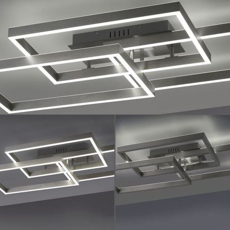 Lampa sufitowa PAAN LED prostokąty podświetlenie sufitu Paul Neuhaus 6232-55 sterowana pilotem