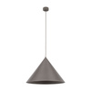 Lampa wisząca metalowy stożek w odcieniu brązu 50cm CONO XL NEW BROWN 1XE27 Tk Lighting 11378