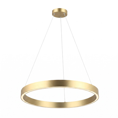 Lampa wisząca Midway Triangle złota 60cm okrąg LED 3000K Light Prestige LP-033/1P S GD Triangle