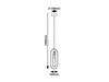 Lampa wisząca pojedyńcza 1xE27 Rovier Rabalux 72263