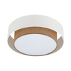Okrągła lampa sufitowa podwójny abażur 50cm DUO WHITE Tk Lighting 11585