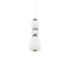 Pojedyńcza lampa wisząca z ceramiki i szkła w stylu Art Deco CERAMIC LED Nowodvorski 11701