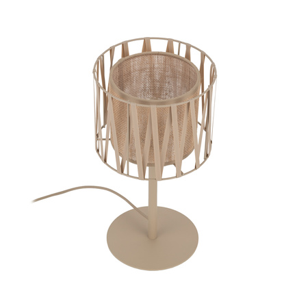 Lampka nocna do sypialni kolor sabia 1xE27 HARMONY SABIA JUTA Tk Lighting 16198