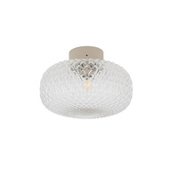 Szklana lampa sufitowa o średnicy 31cm 1xE14 MALINDI B Nowodvorski 12255