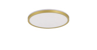 Lampa sufitowa ze złotym obramowaniem plafon 32cm BOVE LED/LED Zuma Line MS748320R-3-GD