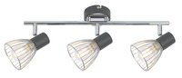 MODO LAMPA SUFITOWA LISTWA 3X40W E14 CZARNY+CHROM Candellux 93-61539