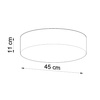 Lampa sufitowa, plafon ARENA 45 Sollux SL.0126 SL.0124 - kolor do wyboru