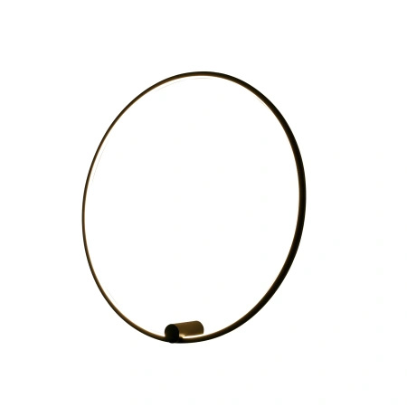 Kinkiet czarna obręcz o średnicy 90cm Ringa L 1xLED WL0116-L-BK Yaskr