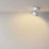 Biała regulowana oprawa natynkowa typu spot o średnicy 8,5cm LED 2700K Onda C024CL-12W2.7K-W-1 Maytoni