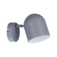 AZURO LAMPA KINKIET 1X40W E27 SZARY MAT Candellux 91-63205