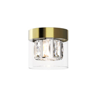 Lampa sufitowa GEM brąz antyczny Zuma Line C0389-01A-0FD2-PL03