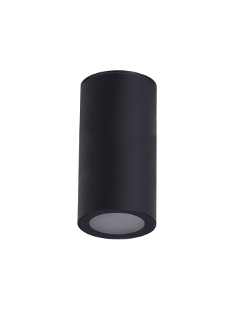 Czarna oprawa natynkowa tuba na żarówkę E27 ROTOR IP65 BK AZZARDO AZ6075