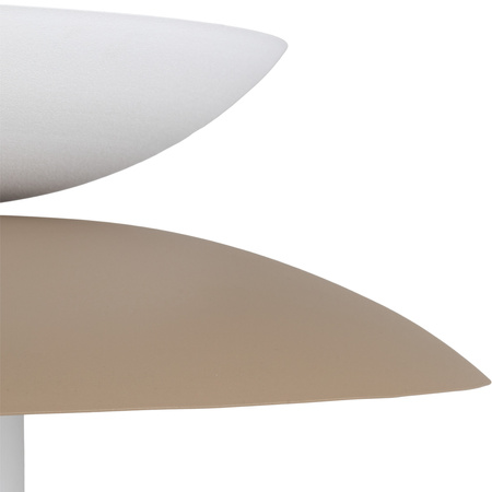 Lampa wisząca beżowa z białym szklanym kloszem VERADO SABIA 1 TK Lighting 11766