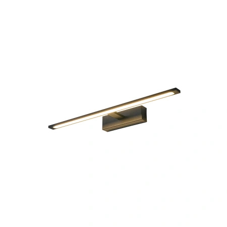 Czarny kinkiet łazienkowy 62cm nad lustro Elgidia LED 3500K WL0122-M-BK Yaskr