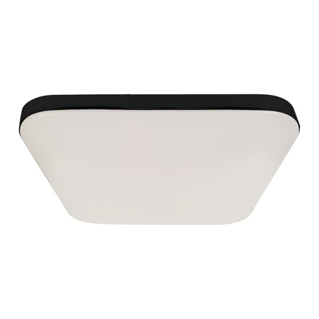 Czarny kwadratowy plafon z tworzywa Nemo 50cm 36W LED 4000K Milagro ML1836
