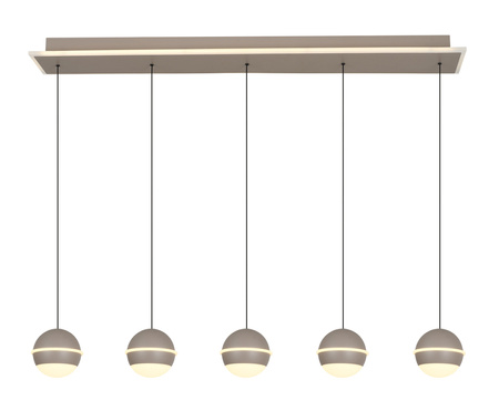 Lampa wisząca piątka prosta Biarritz kaszmirowa Aviano Lighting 7047-613