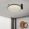 Plafon Ring S czarny okrąg 60cm LED CCT Light Prestige LP-909/1C S BK CCT