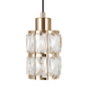 Lampa wisząca Alma złota 1xE27 Italux PND-40668-1-HBR