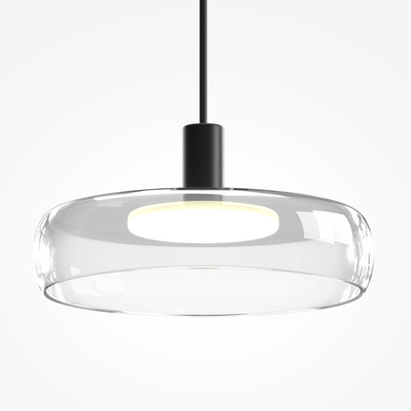 Lampa wisząca czarna ze szklanymi kloszami Float LED 3000K MOD498PL-L25BK