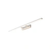 Długi biały kinkiet łazienkowy 96cm nad lustro Elgidia LED 3500K WL0122-L-WH Yaskr