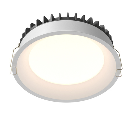 Okrągła oprawa wpuszczana o średnicy 17,5cm LED IP44 do łazienki Okno DL055-24W3-4-6K-W Maytoni