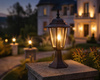 Czarna lampa zewnętrzna do ogrodu STANDARD CZARNY Kaja Lighting K-5009S