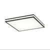 Kwadratowy plafon sufitowy 45cm strerowany pilotem z RGB kolory MARIO BLACK Just Light 14110-18