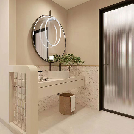 Kinkiet Mirror S okrąg biały 60cm LED 3000K Light Prestige LP-999/1W S WH