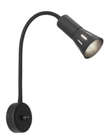ARENA KINKIET WYSIĘGNIK 1*40W R50 E14 CZARNY Candellux 91-81353