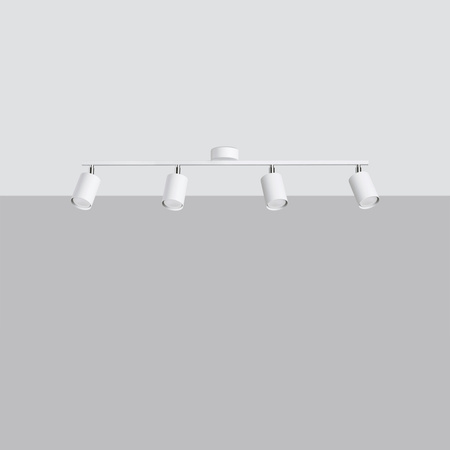 Plafon LEMMI 4L biały Sollux SL.1227