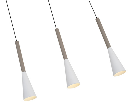 Lampa wisząca piątka prosta Trompto kaszmirowa Aviano Lighting 7050-524