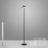 Czarna lampa podłogowa akumulatorowa ładowana na USB także na zewnątrz IP44 AMAG Just Light 19311-18