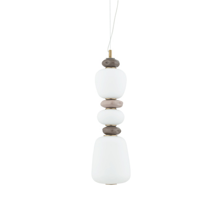 Pojedyńcza lampa wisząca z ceramiki i szkła w stylu Art Deco CERAMIC LED Nowodvorski 11701