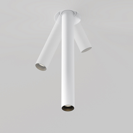 Podtynkowa wysuwana cienka biała tuba LED 3000K Focus T C140TRS-L300-7W3K-W Maytoni