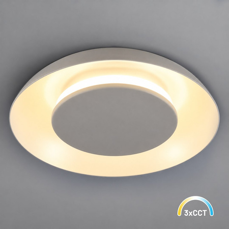 Lampa sufitowa Piattino 15W LED CCT Beżowy Milagro ML2965
