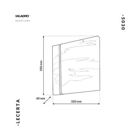 Kinkiet LECERTA 1,2W LED MZ5030