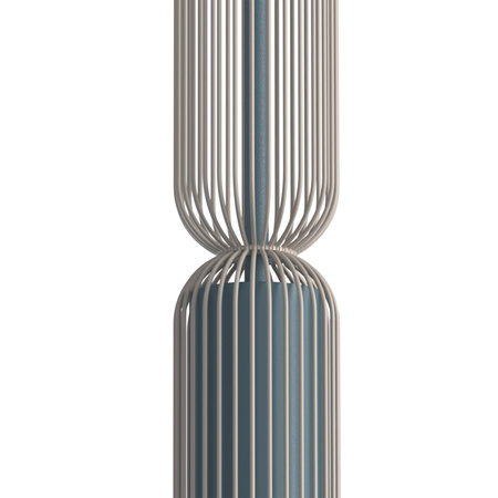 Lampa wisząca druciana tuba grafit + beż 1xGU10 SINGLES A Nowodvorski 12194