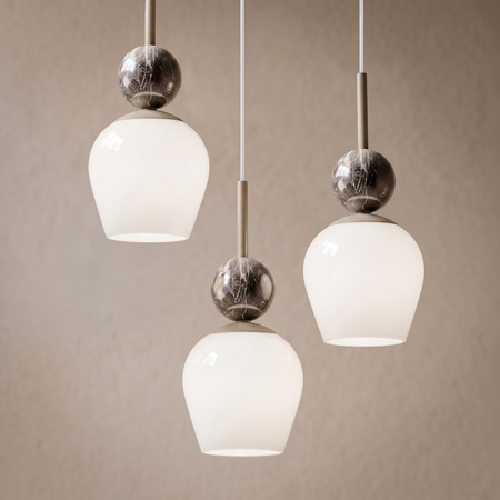 Lampa wisząca Carrara potrójna na kole 3xE14 Milagro MLP2810