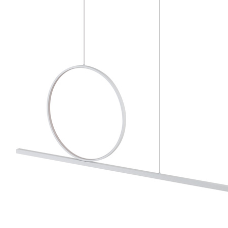 Lampa wisząca liniowa z białym pierścieniem 3000K LINEO LED Nowodvorski 11885