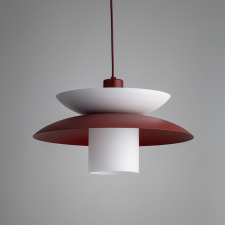 Lampa wisząca z białym szklanym kloszem VERADO BURGUND 1 Tk Lighting 11768