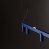 Lampa wisząca podłużna 200cm granatowa z dodatkowym podświetleniem FOURTY LINE LED VIII Nowodvorski 12290