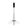 Szklana 40cm lampa wisząca LED 3000K z transparentnym kloszem Bangkok MOD185PL-L6B3K3 Maytoni