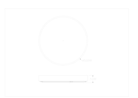 Lampa sufitowa NADI LED Zuma Line MS724-R500-AB