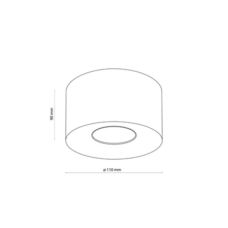 Lampa sufitowa oprawa spot ORION BLACK TK Lighting 3236