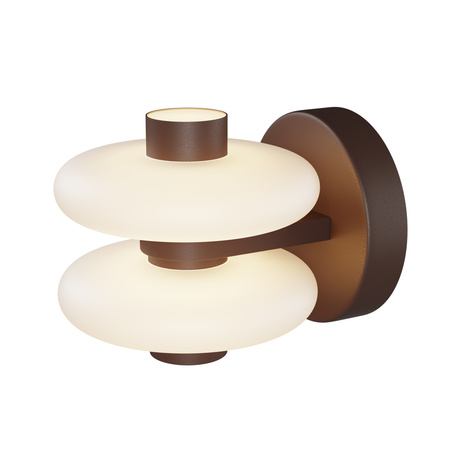 Lampa ścienna kinkiet LED 3000K w kolorze brązowym Nuvem Maytoni MOD497WL-L8BRK