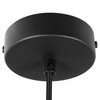 Duża minimalistyczna lampa wisząca czarny talerz z regulacją kąta zawieszenia PIATTO 1xGX53 fi 55cm Milagro MLP2917